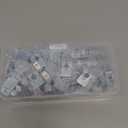 Bonuci 30 Pcs Cabinet Door Latch and Catch Hardware Double Roller Catch Cabinet Latches with Spear Strike for Closet Doors Kitchen (Silver)