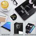 Tri-Fold Case Compatible with Huawei Mediapad M5 8.4 Inch(SHT-AL09/SHT-W12), Includes a Screen Protector - Premium PU Leather Tri-Fold Cover with Auto Sleep/Wake (Big Eyes)