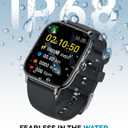 Smart Watch for Women Men- Answer/Make Call, 2025 IP68 Waterproof Fitness Step Tracker Watch with Sleep Monitor/Activity Counter/110+ Sport Mode, Smartwatch for Andriod iPhone iOS Samsung Compatible