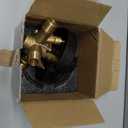 Shower Valve Replacement for Moen Posi-temp Valve, Brass 4 Port Valve, 1/2 Inch Connection, Adjustable Water Temperature & Scald Guard, Bathtub and Shower Rough-In(with Screwdriver Stops)