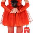 Morph Red Bride Costume Women, Gothic Wedding Dress, Red Bride Costume, Halloween Costumes For Women Adult (Small)