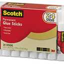 Scotch 600824S Permanent Glue Stick, 28Oz, 24/Pack