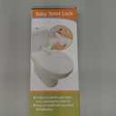 Toilet Locks Baby Proof (2-Pack) Ideal Baby Proof Toilet Lid Lock with Arm  No Tools Needed Easy Installation with 3M Adhesive  Top Safety Toilet Seat Lock  Fits Most Toilets, White