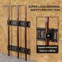 Onesnt 5 Pack E-Track Tool Holders|E Track Accessories for Enclosed Trailer to Heavy Duty Tool Holder |E Track/X Track Tool Hangers to Keep Rakes,Shovels, Broom|E Track Shovel Holder for Truck