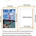 LUCKYLIFE 18x24 Frame in Black, Gallery Frame for Wall Mounting, 2 Pack