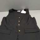 Cicy Bell Womens Summer 2 Piece Outfits Sleeveless Scoop Neck Fitted Blazer Vest Matching Set Mini Skirt Short Suit Work Sets (Large, Black)