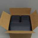 25 PCS Interlocking Desk Drawer Organizer Separator for Office,Bathroom,Kitchen,Makeup,Tool4 Sizes (Black)