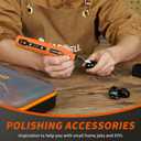 HARDELL Mini Cordless Rotary Tool, 5-Speed and USB Charging with storage case, Multi-Purpose 3.7V Power Rotary Tool for Sanding, Polishing, Drilling, Etching, Engraving, DIY Crafts