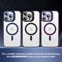 Magnetic Case for iPhone 15 Pro,Compatible with MagSafe,Camera Cover Kickstand,Clear Slim Shockproof Phone Case,Scratch-Resistant Anti-Yellowing Lightweight Durable Design,RoyalBlue