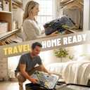 Cordless Vacuum Bags for travel - 18 Pack Rechargeable Wireless Vacuum Seal Bags for Clothing Travel, Space Saver vacuum storage bags with pump for Clothes, Blankets & Luggage Organization