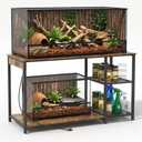 Alotiki 120 Gallon Reptile Tank Stand 48"x24" with Power Outlet(Only Stand)