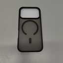 SUPFINE Magnetic for iPhone 17 Pro Case (Compatible with MagSafe)(Military Grade Drop Protection) Translucent Matte Shockproof with Anti-Fingerprint Phone Cover,Black