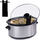 Slow Cooker Lid Holder Compatible with Crock-Pot, Space Saving Stand for Clean Kitchen and Convenient Cooking