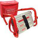 Hausse Retractable 3 Story Fire Escape Ladder, 25 Feet