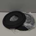 HEVSTIL Black Ceiling Medallion PU Ceiling Medallion for Light Fixtures Simple and Modern Ceiling Light Decorative Fan Medallion for Light Fixtures Ceiling Fans Chandeliers, 10"OD x 3.94"ID