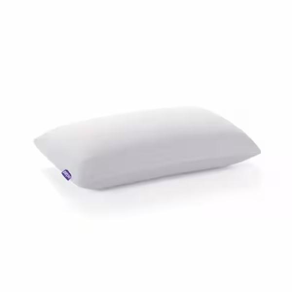 Purple Harmony Pillow  Talalay Latex Foam Cooling Pillow for Combo or Side Sleepers, 360 Hex GelFlex Grid for No-Pressure Support and Luxurious Weightless Feel - King, Medium Feel, Tall Height