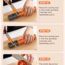 Electric Knife Sharpener, 3 Speed Max 7000RPM Handheld Sharpener for Kitchen Knives