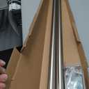 Ivilon Drapery Window Curtain Rod - End Cap Style Design 1 Inch Pole. 72 to 144 Inch Color Satin Nickel