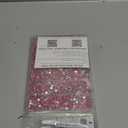 20100Pcs Hot Pink Resin Rhinestones 2,3,4,5,6mm Flatback for Bedazzling Crafting Crafts Clothing Clothes Fabric Shoes Nail Art, Flat Back Gems Diamonds Bedazzler Kit Bulk Jewels Crystals Gemstones