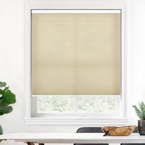 LazBlinds Cordless Cellular Shades, Light Filtering Honeycomb Shades with 1.5 inch Cells, Thermal Insulation Noise Reduction Blinds for Windows, 36" W x 72" H, Brown