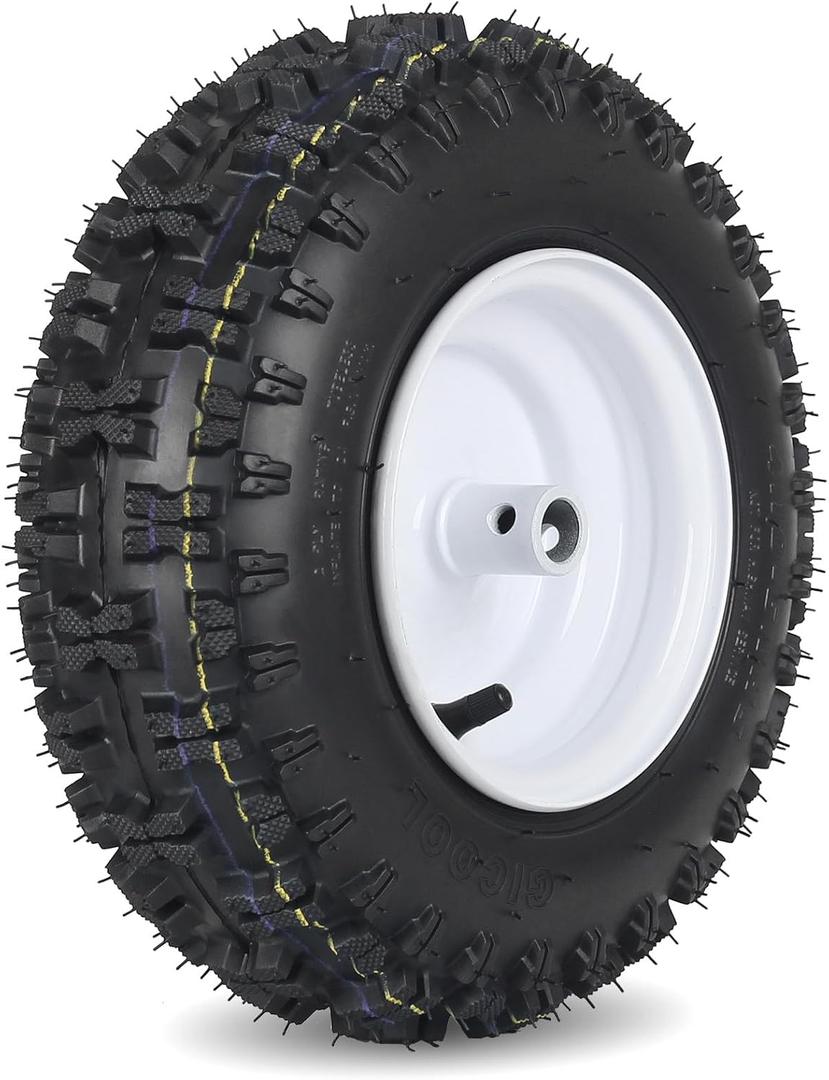 13x4.10-6 Snowblower Tire, Ariens 07101238, 13" x4.10-6 Snow Blower Tubeless Tire and Assemblies1 Pack