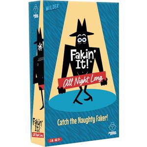 Wilder JACKBOX Games Fakin It All Night Long Board Game  Board Game for Mature Game Nights and Parties  Spicy Card Game for Adults Ages 17+ (3-6 Players)