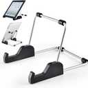 Tablet Stand Adjustable, Aluminum Alloy Non-Slip Tablet Holder for Desk Fit for Tablets, ipad Samsung and Kindle Fire, Display Stand Picture Frame Stand for Photo