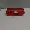 ARDKOP Motorcycle Grip Handlebar Lock, Universal Heavy Duty CNC Aluminium Alloy Motorcycle Handlebar Brake Lever Lock Vehicle Security with 2 Keys for Motorbike Electric Motor Car (Red)(Gold)