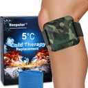 Intelligence Rechargeable Instant Ice Cold Pack for Pain Relief Swelling Aches and Muscle Recovery Portable Hands Free (Army Green)