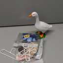 Create-ables Desk Goose with Set of Three 7 Inch Desk Goose Outfits 7 Inches, Desktop Goose Statue with Weighted Base, Cute Home Decor, Desk Office Decor, Birthday Gifts for Women (Set C)