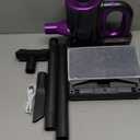 Cordless Vacuum Cleaner, Powerful Suction Vacuum Cleaners for Home, Stick Vacuum Cordless Rechargeable with LED Screen and 3-Speed Suction, Lightweight Handheld Vacuum for Pet Hair, Hard Floor, Carpet (Purple)