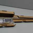 Ivilon Drapery Window Curtain Rod - End Cap Style Design 1 Inch Pole. 28 to 48 Inch Color Warm Gold