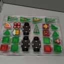 Magnetic Tiles Advent Calendar 2025 for Kids - 45PCS Christmas Countdown Calendar with Santa Claus & Reindeer, STEM Building Toys for Kids, Educational Christmas Gift for Boys & Girls