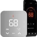 Smart Thermostats for Home, WiFi Thermostats Compatible with Alexa and Google Assistant,7day x 8period Programmable Control Tuya/Smart Life, Energy Saving, C-Wire Require