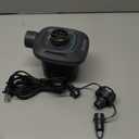 Intex 66619E 120 Volt Quick Fill AC Electric Air Pump with 3 Nozzles, Black