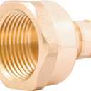 SharkBite 1/2 Inch x 3/4 Inch Expansion FNPT Adapter Fitting for PEX-A Pipe, Brass Plumbing Fittings, Female NPT Adapter for PEX-A Tubing, UAB068LFA