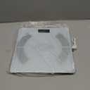 Accurate LED Display Bathroom Scale with Mobile App for Body Composition Analysis, Smart Digital Body Fat Scale (White)