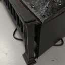 Electric Fireplace Logs Inserts Heater 20-Inch, Remote Controller Fireplace Heater, Adjustable Flame Colors, Realistic Fake firewood Flame, Overheat Protection, Timer, Thermostat, 1500W Black