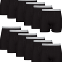Hanes Men's Boxer Briefs, Cool Dri Moisture-Wicking Underwear, Cotton No-Ride-up for Men, Multi-Packs , Size M , 12 Pack