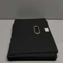 STOREONE Fabric Storage Cube Bins Foldable Organizer Container Collapsible Basket with Lids and Metal Handles, for Home, Bedroom, Closet (Black, 3 Pcs)