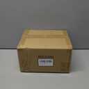 Tfro & Cile White Ceramic Christmas Tree Decor Xmas Indoor Statue 2 PCS Tabletop Home Decoration LED Light Figurines for Party