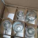 Anchor Hocking Café Glass Coffee Mugs, 16 oz, Set of 5