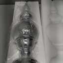 Christmas Snow Globe Lantern Snowflake Water Glittering Globe with 6H Timer Function Christmas Snow Globes 3 AA Battery Operated for Christmas Festival Decorations Gifts (Snowflake)