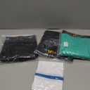 Carer Boys Incontinence Underwear Washable Kids Cotton Incontinence Boxer Briefs with Front Absorbency 80ml Reusable Leak Proof Underwear for Youth Boy Age (2 Black, 1 Green, L)