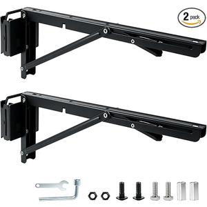 E Track Shelf Bracket, 14" Foldable 2 Pack Steel for Trailers/Vans
Double-Joint Design, Stable & Secure. Foldable, Saves Space. 100lbs Capacity. Steel, Rust-Proof.Easy Install on e-Track Rails