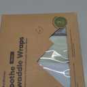 3-Pack Organic Swaddles for Newborns, Baby Sleep Sacks 0-3 Months - Baby Swaddle Wrap, Newborn Wearable Blanket, Infant Sleep Sack for Girls, Boys, Soft & Snug, Large Hook & Loop Closure (Ripple)