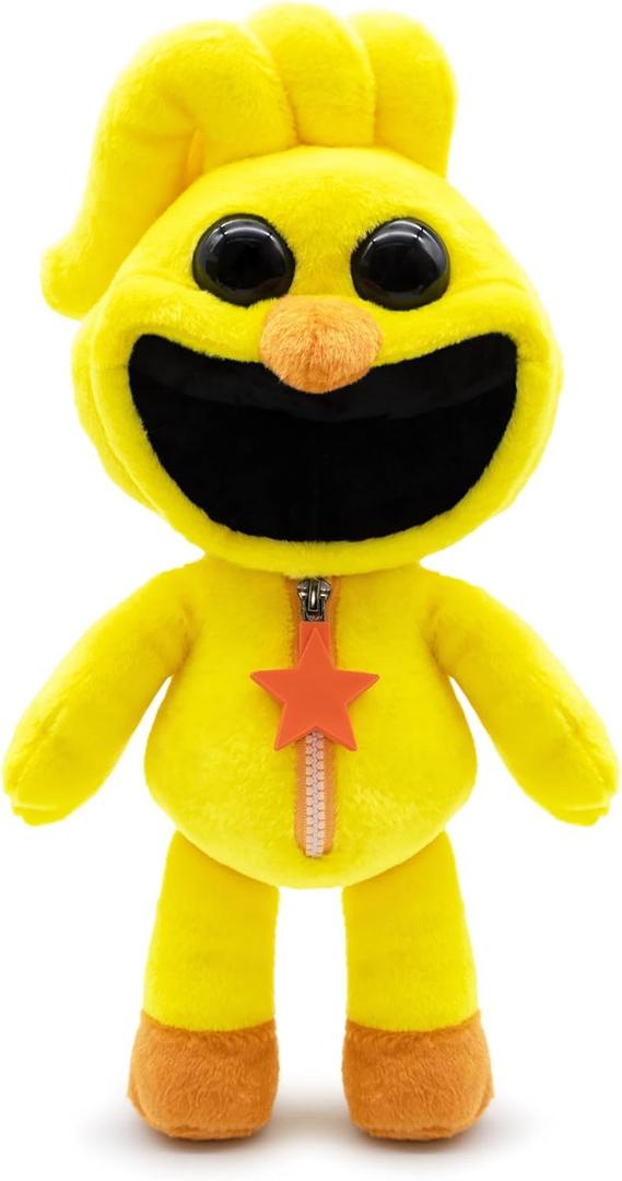 Poppy Playtime Smiling Critters 14" Toy Plush Doll (Yellow) (Kickinchicken)