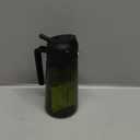 TrendPlain - Original 16oz/470ml Olive Oil Dispenser Bottle for Kitchen Gadgets and Air Fryer Accessories - Olive Oil Sprayer for Cooking w/Stickers - Black