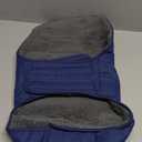 MIGOHI Warm Dog Winter Coat - Winter Dog Jacket, Reflective Windproof Fleece Vest with Leash Hole and Furry Collar (Large, Blue)