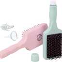 GoPong Party Brush Flask 2 Pack (16 oz Total) - Hidden Alcohol Travel Flasks  Secret Liquor Containers for Beaches, Cruises, and Sports Events  Includes Funnel & Spout (Pink, Green)